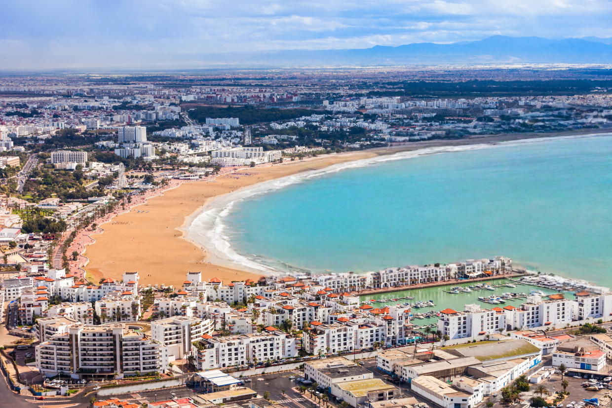 Agadiri pihenés áprilisban reggelivel 🇲🇦